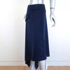 JW Anderson UK. New W/tags. Midnite Blue Asymmetric Side-Button Midi Skirt