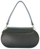 AULENTTI FLORENCE. Handmade Black Italian Leather Shoulderbag / Handbag