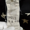 DOLCE&GABBANA ITALY. Black Silk, Cotton, Nylon Printed Dress