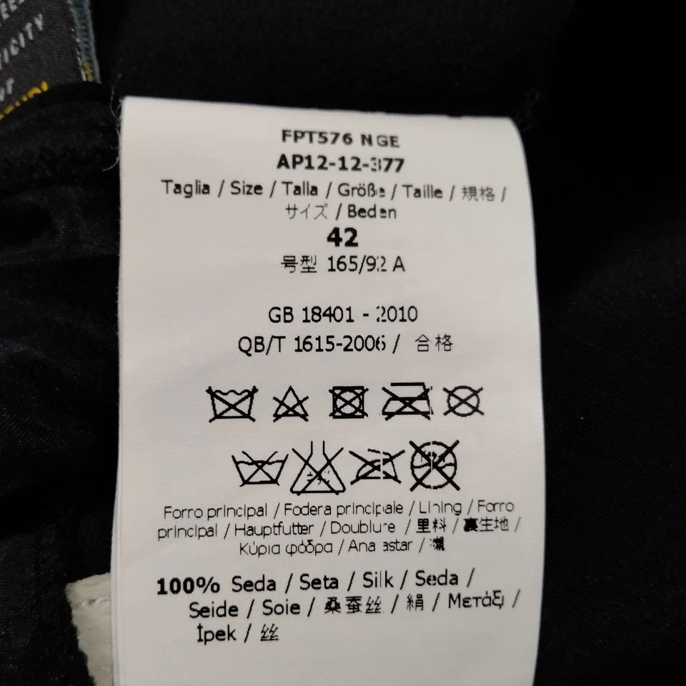 Fendi Italy. Black Leather/Silk Top