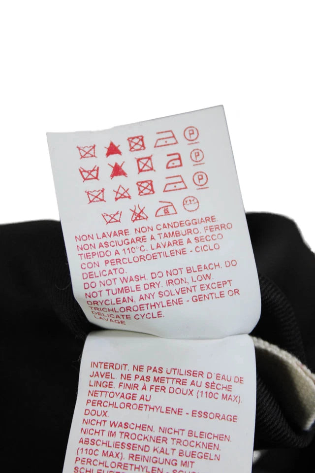 Marni Italy. Black Folded Detail Backless Tied Mini Dress Solid Black