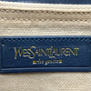 Yves Saint Laurent Paris. Navy Blue/Gray Leather Shoulderbag