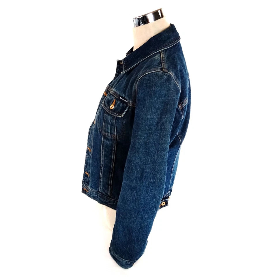 Dolce & Gabbana Italy. D&G. Gold Buttons Blue Denim Jean Jacket