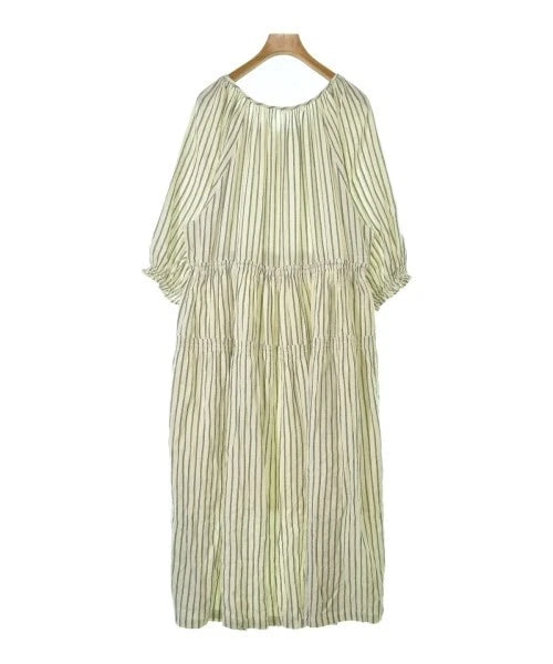 green label relaxing Japan.IvoryxBlack(Stripe Pattern) Dresses