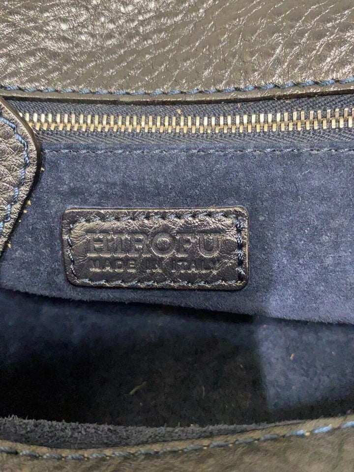 HIROFU JAPAN. Midnite Blue/Black Shoulder Bag / Tote Bag