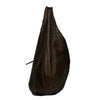 KITAMURA JAPAN. Vintage Extra Large Dark Brown Leather Hobo Style Shoulder Bag