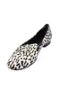 Saint Laurent Paris. White Leopard Print Ponyhair Slip On Flats Size 8.5