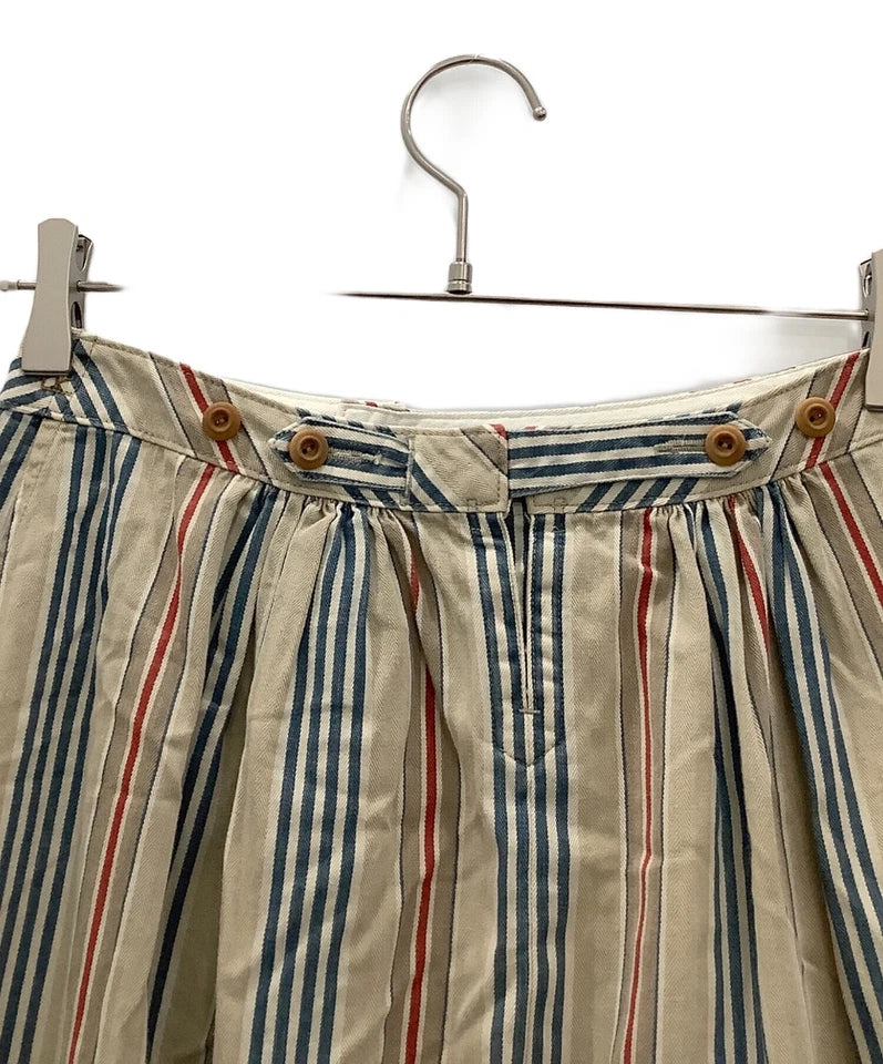 45rpm Japan. Multi Color Stripes Skirt