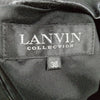 Lanvin Paris. Black Silk/Rayon Blend Dress