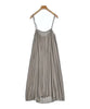 NOBLE JAPAN. Grey/Beige Pleats Tent Style Sun Dress