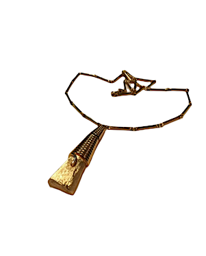 Vintage Goldplated Signed Napier Pendant Necklace