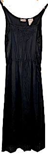 Acne Studios Sweden. Black Scoop Neck Knee-Length Dress