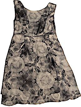 Acne Studios Sweden. "Betty" Grey Kaleidoscope Side Zip Dress