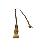 Vintage Monet Modernist Goldplated Link Chain Large Pendant Necklace
