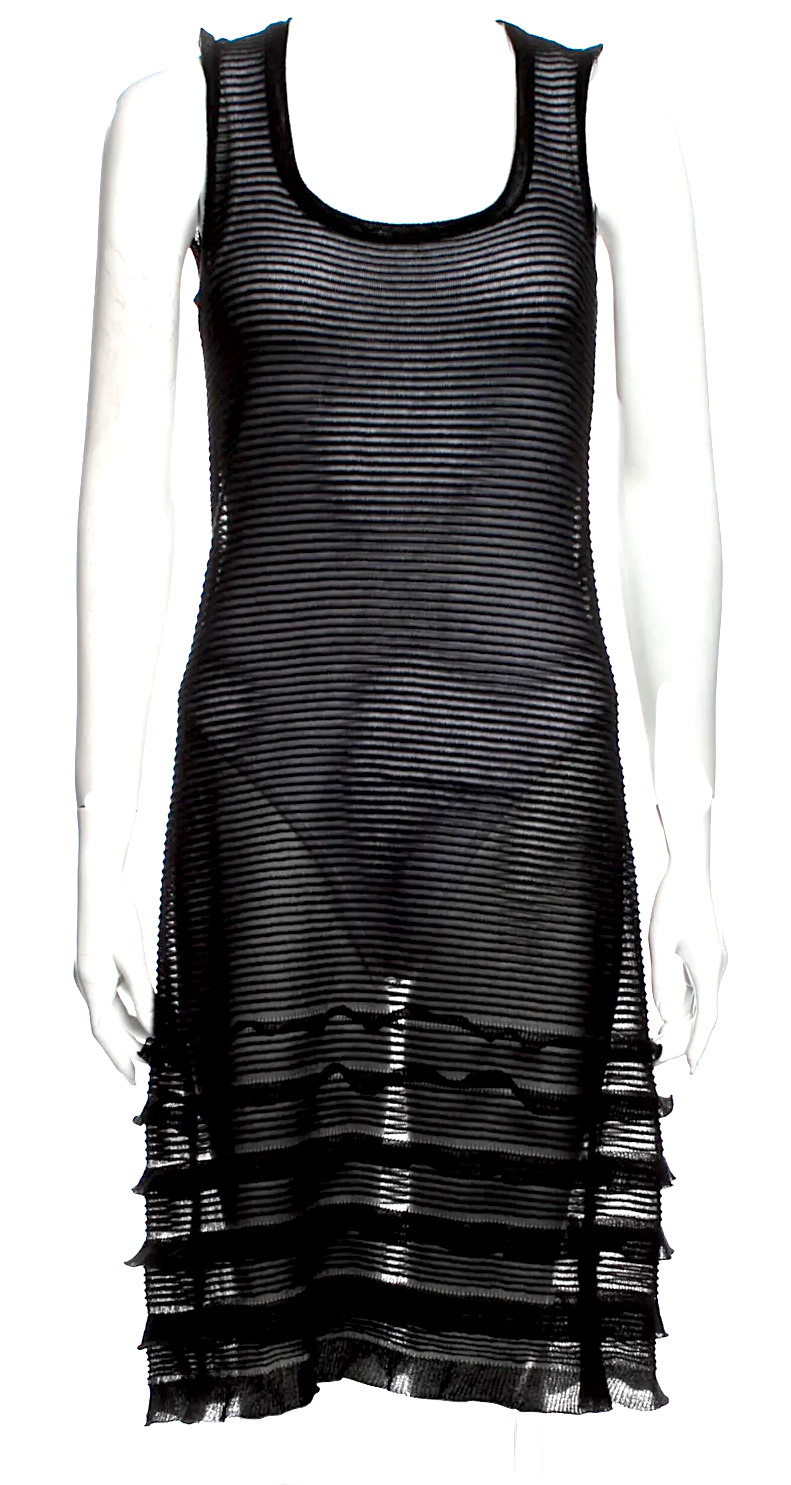 美品 VALENTINO 23AW ブラックタイ ワンピース 38