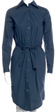 Vivienne Westwood UK. Anglomania! Blue/Green Button Up Shirt Dres Knee Length Dress