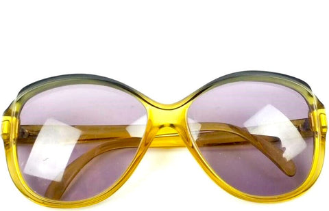 Thierry Lasry Paris. NEW. NWOT. Square Fatality Clear Translucent Acetate Sunglasses Green Lenses
