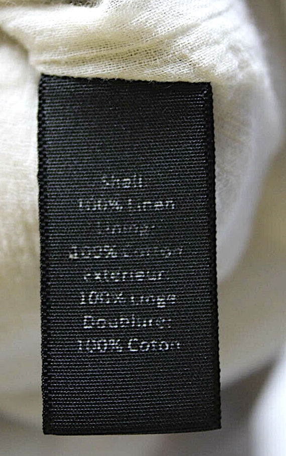 Elizabeth & James Womens Gray Linen Fringe 3/4 Sleeve Blazer