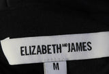 Elizabeth and James Black Sleeveless Asymmetrical Hem Dress