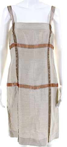 100% Hundred Percent Japan. Grey Patchwork Midi Skirt
